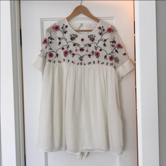 Zara Dresses & Skirts - White Zara romper/dress